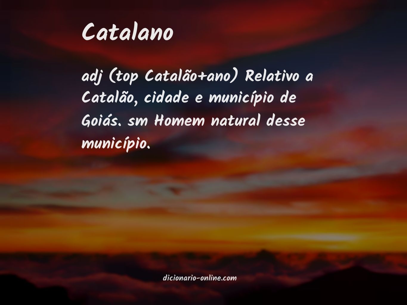 Significado de catalano