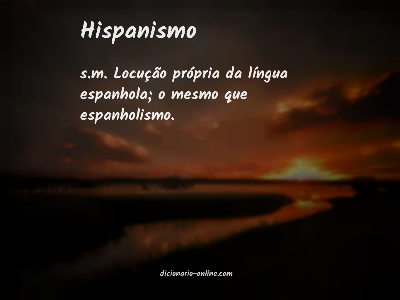 Significado de hispanismo