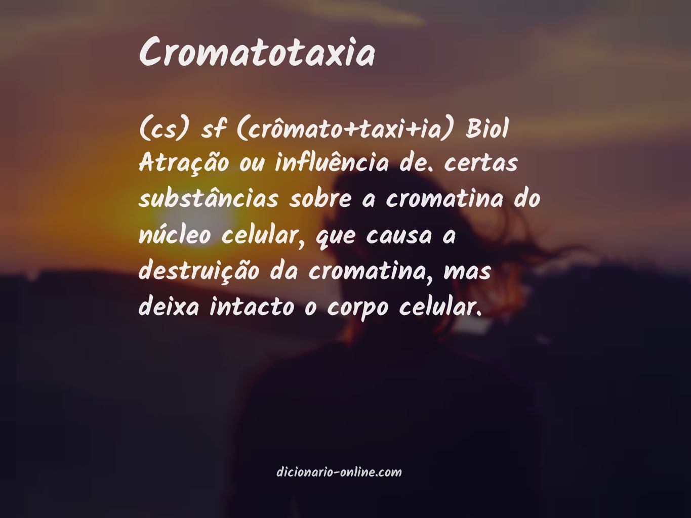 Significado de cromatotaxia