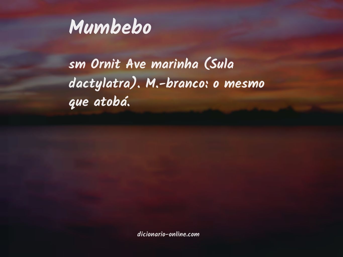 Significado de mumbebo