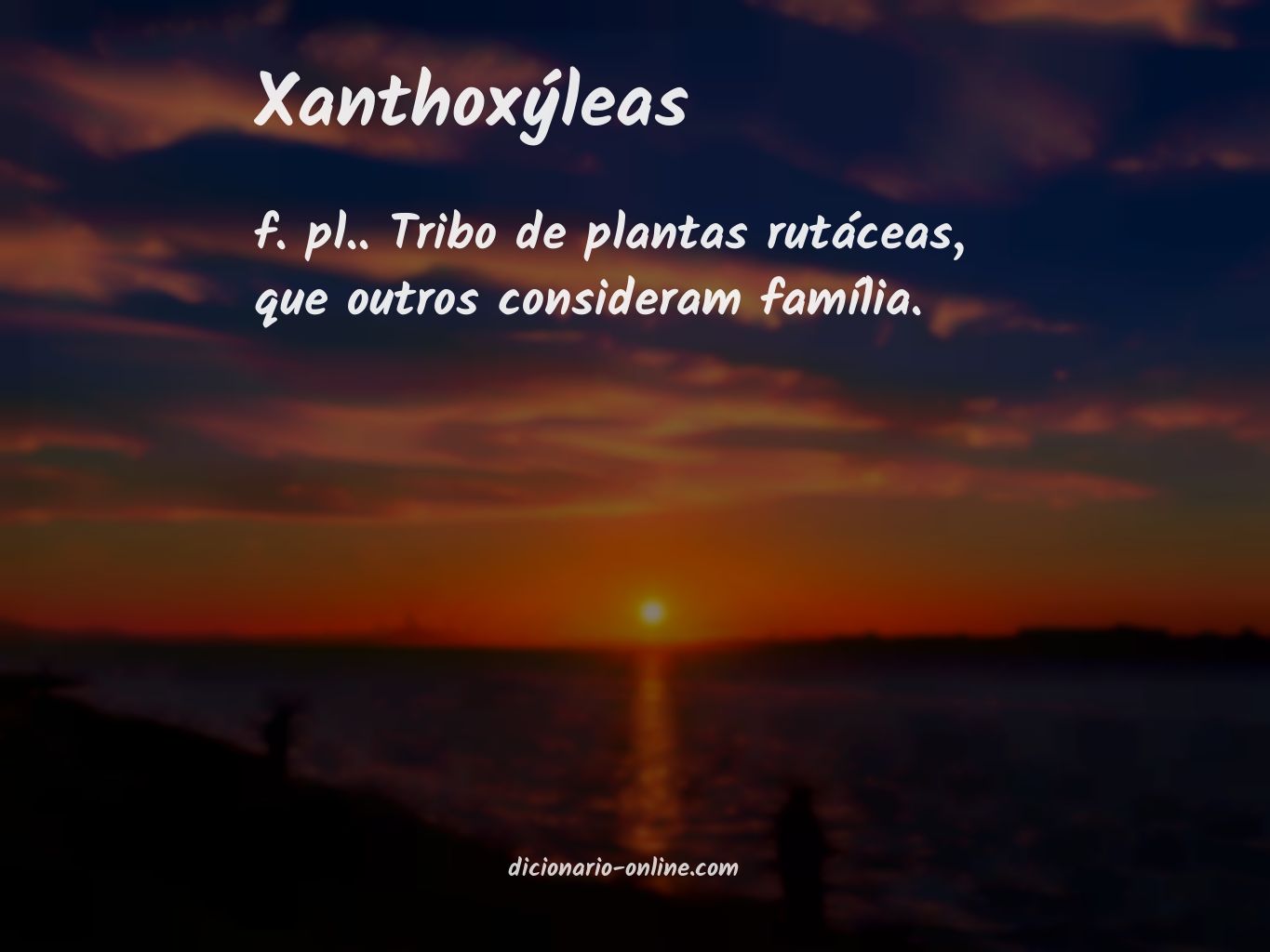 Significado de xanthoxýleas