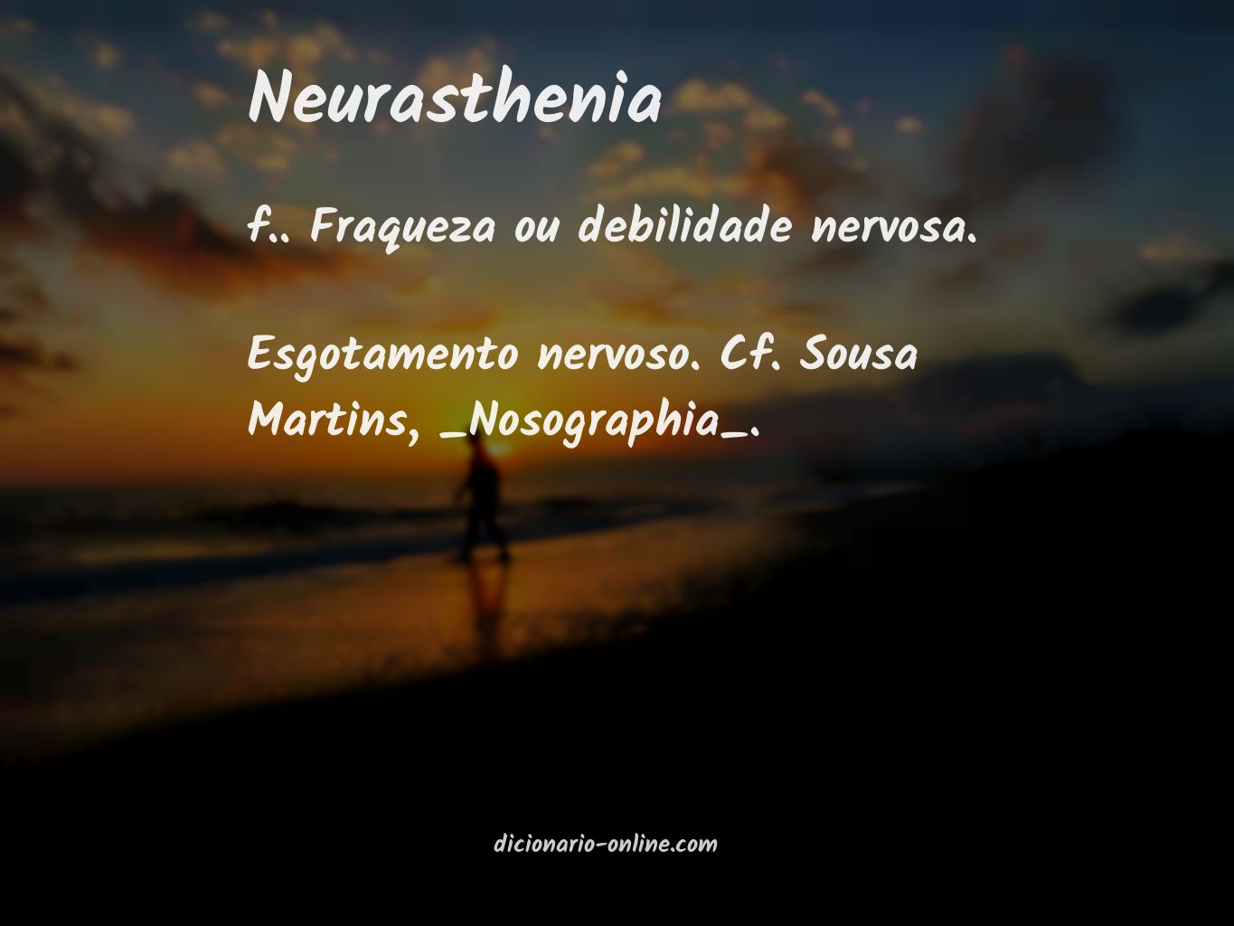 Significado de neurasthenia