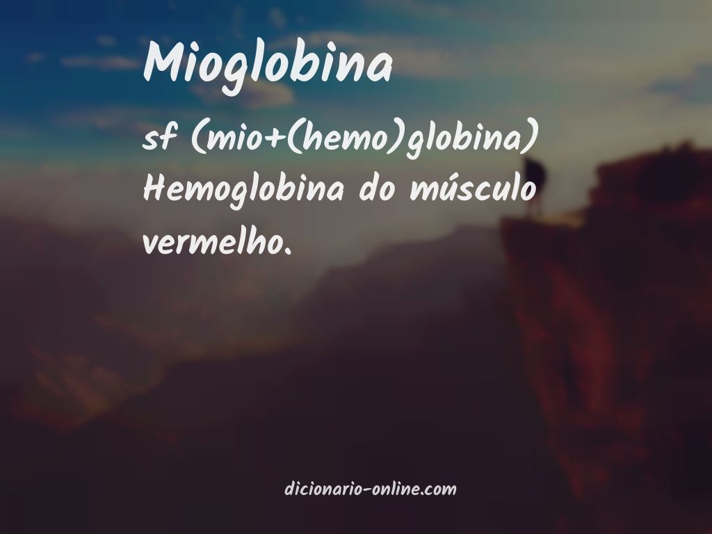 Significado de mioglobina