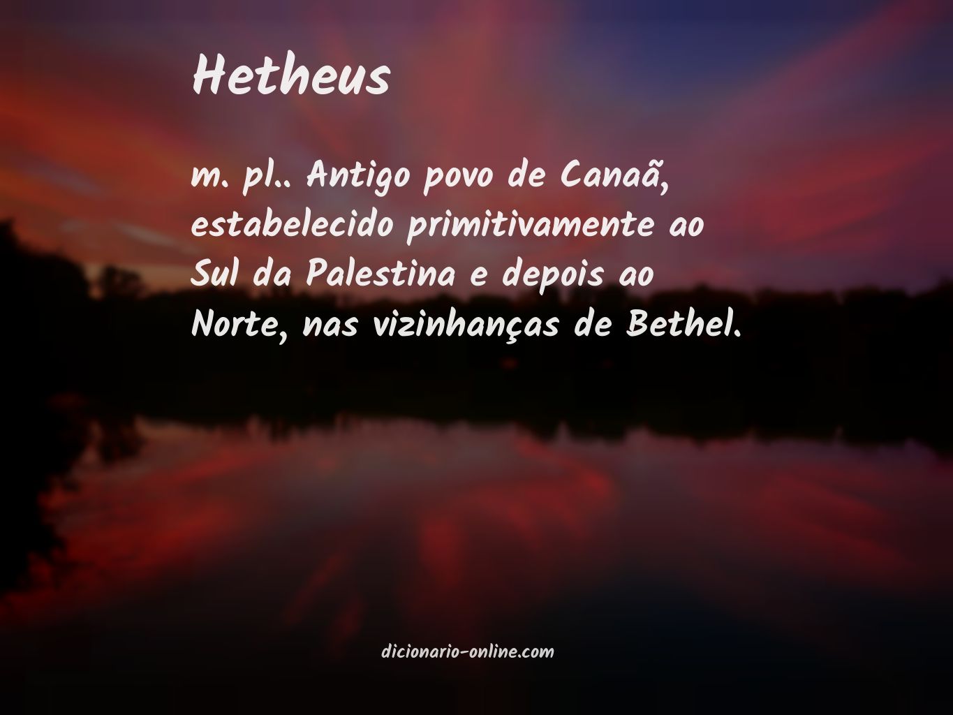 Significado de hetheus