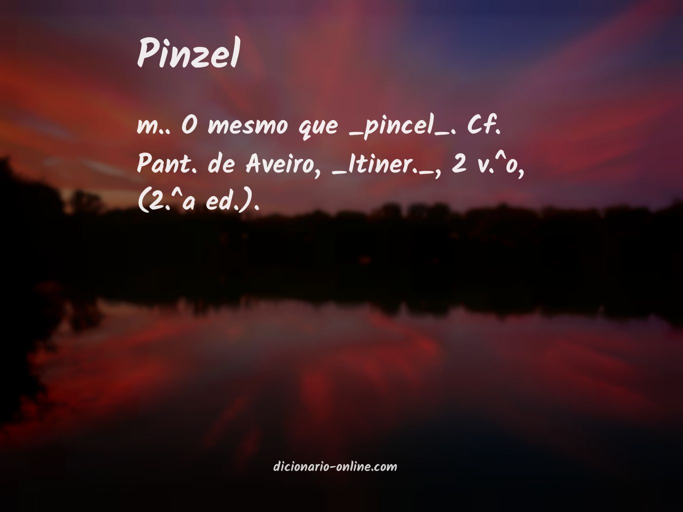 Significado de pinzel