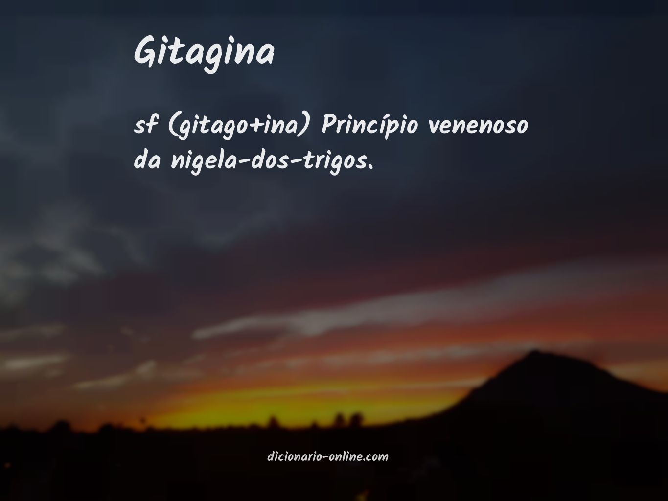 Significado de gitagina