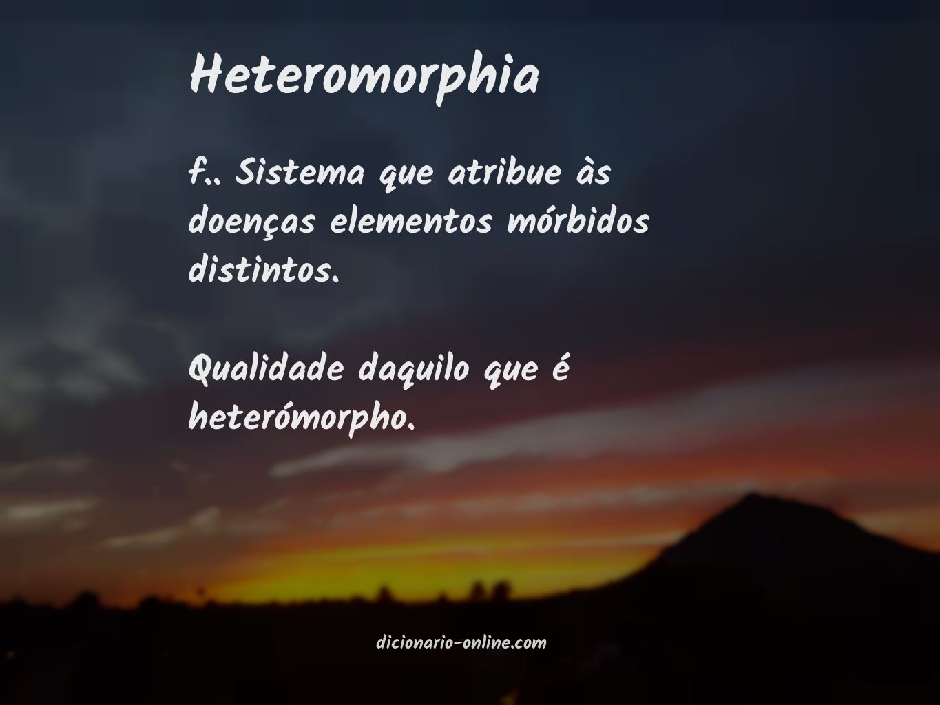 Significado de heteromorphia