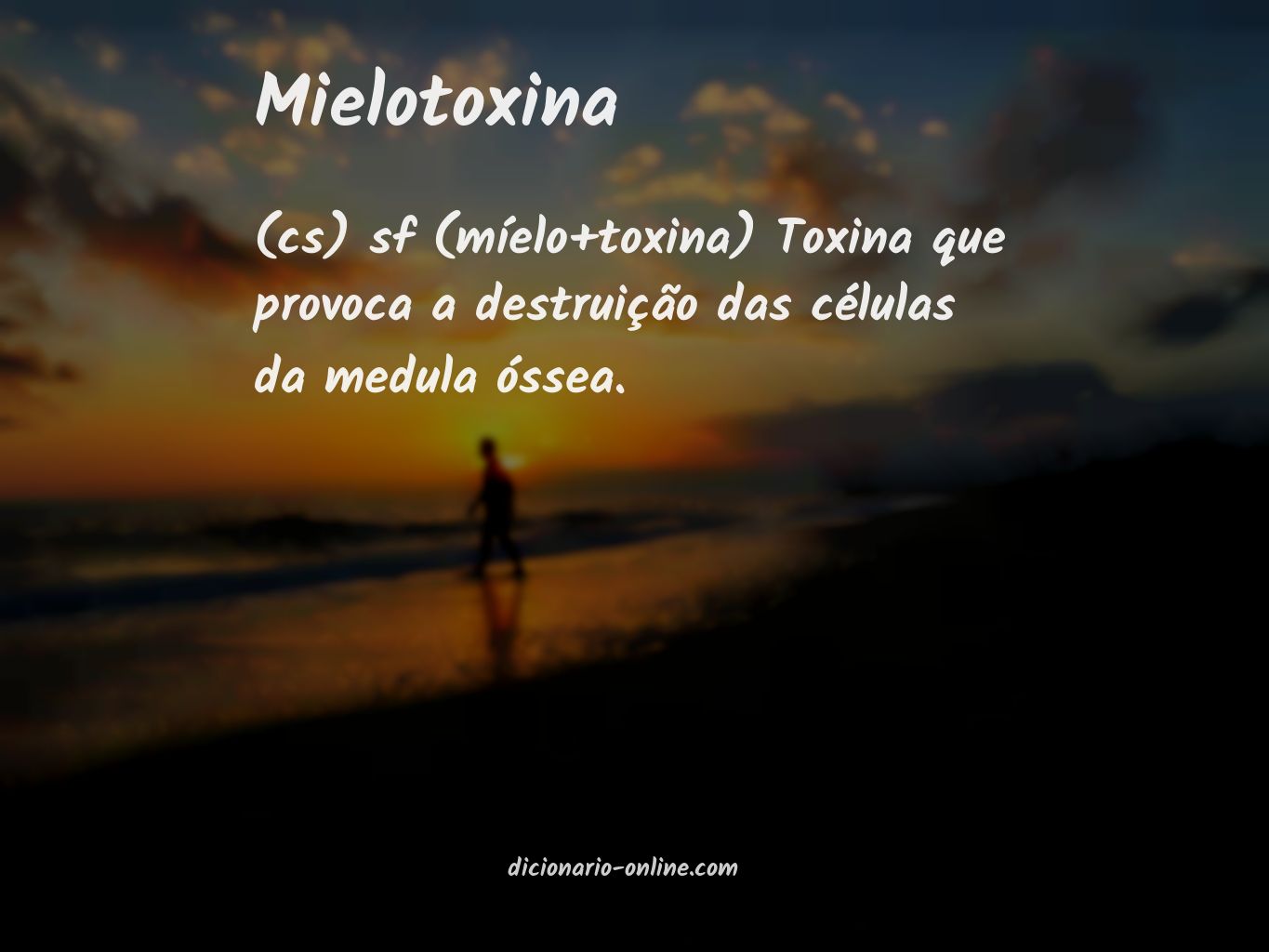 Significado de mielotoxina