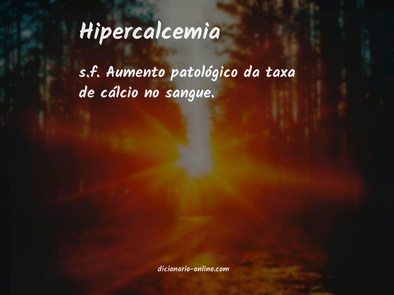 Significado de hipercalcemia