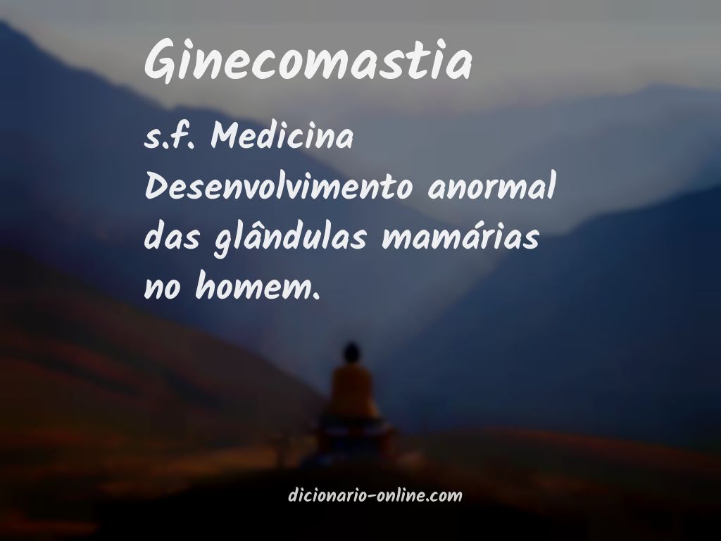 Significado de ginecomastia