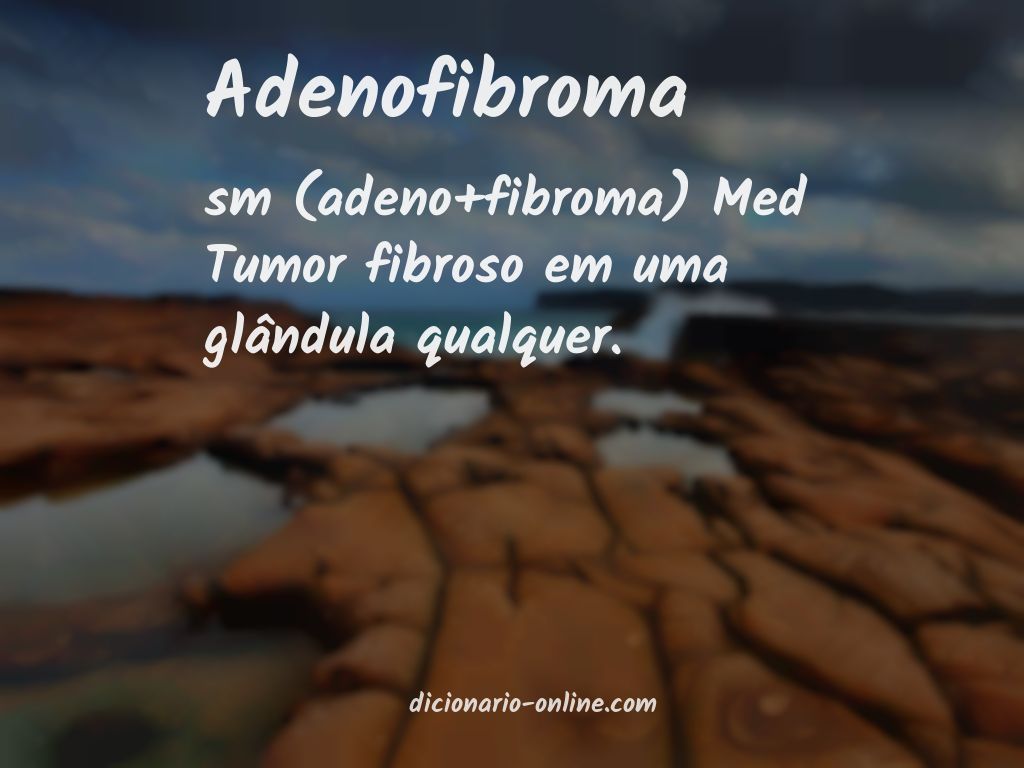 Significado de adenofibroma