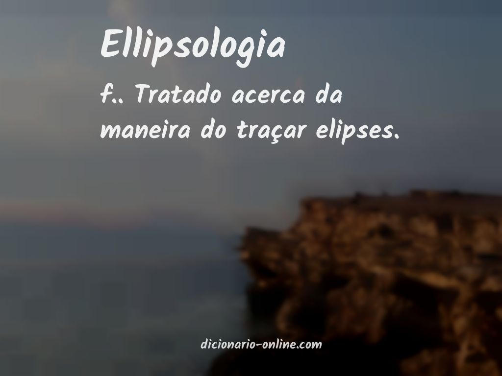 Significado de ellipsologia