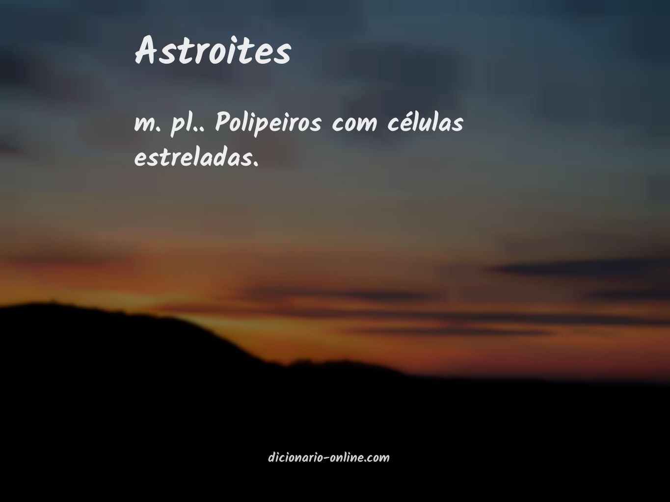 Significado de astroites