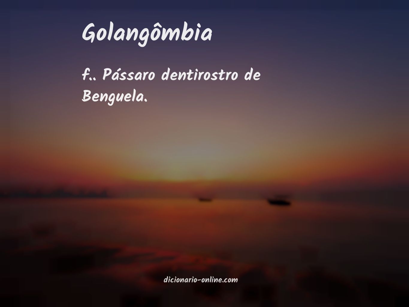 Significado de golangômbia