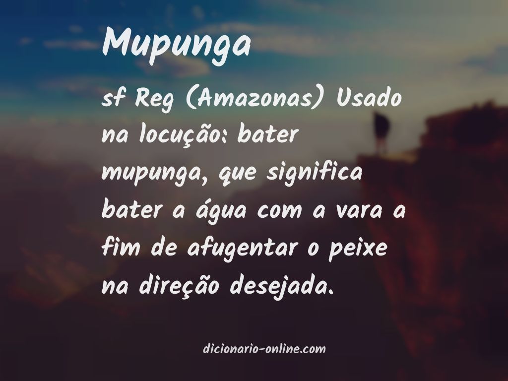 Significado de mupunga