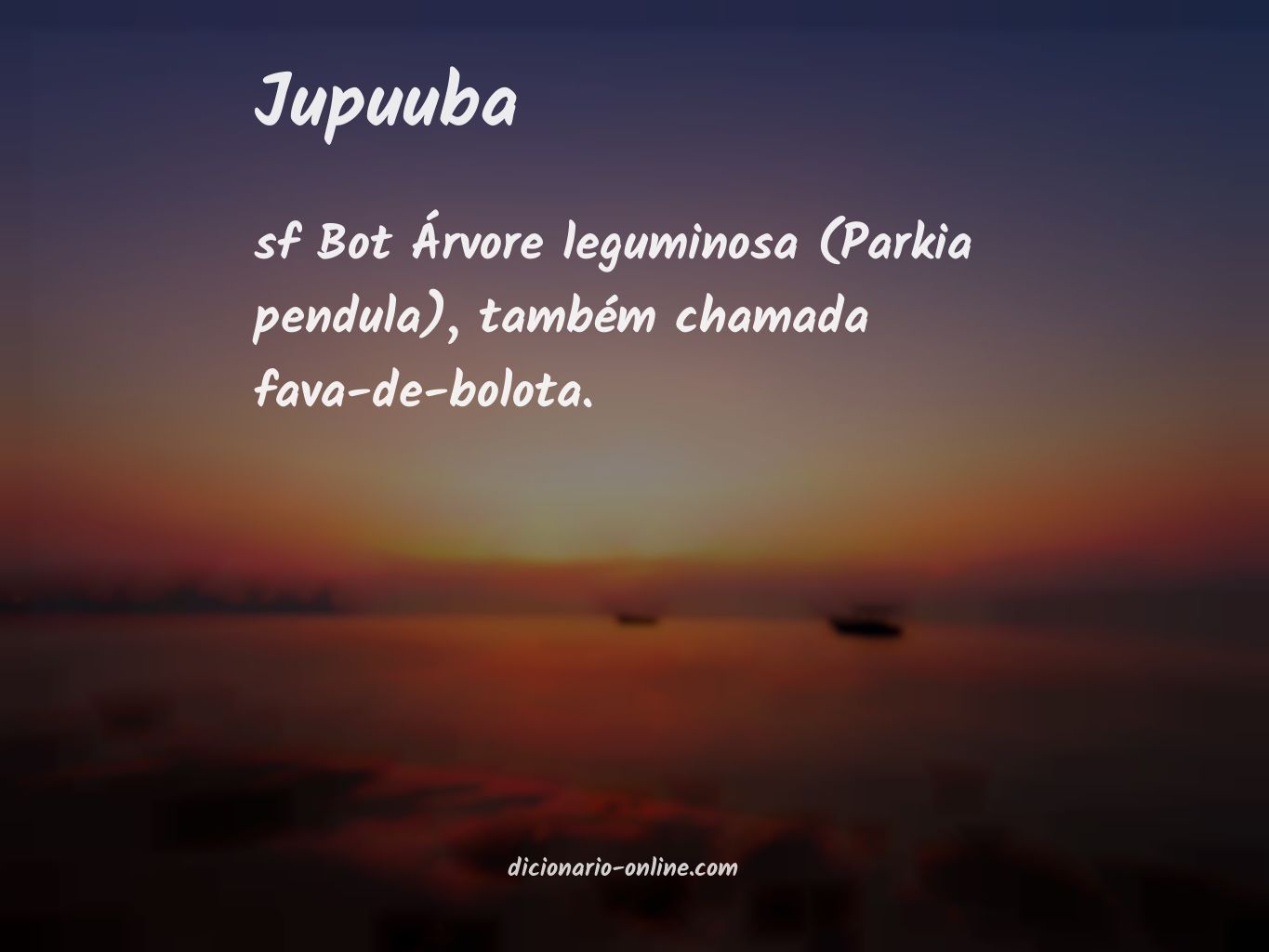 Significado de jupuuba