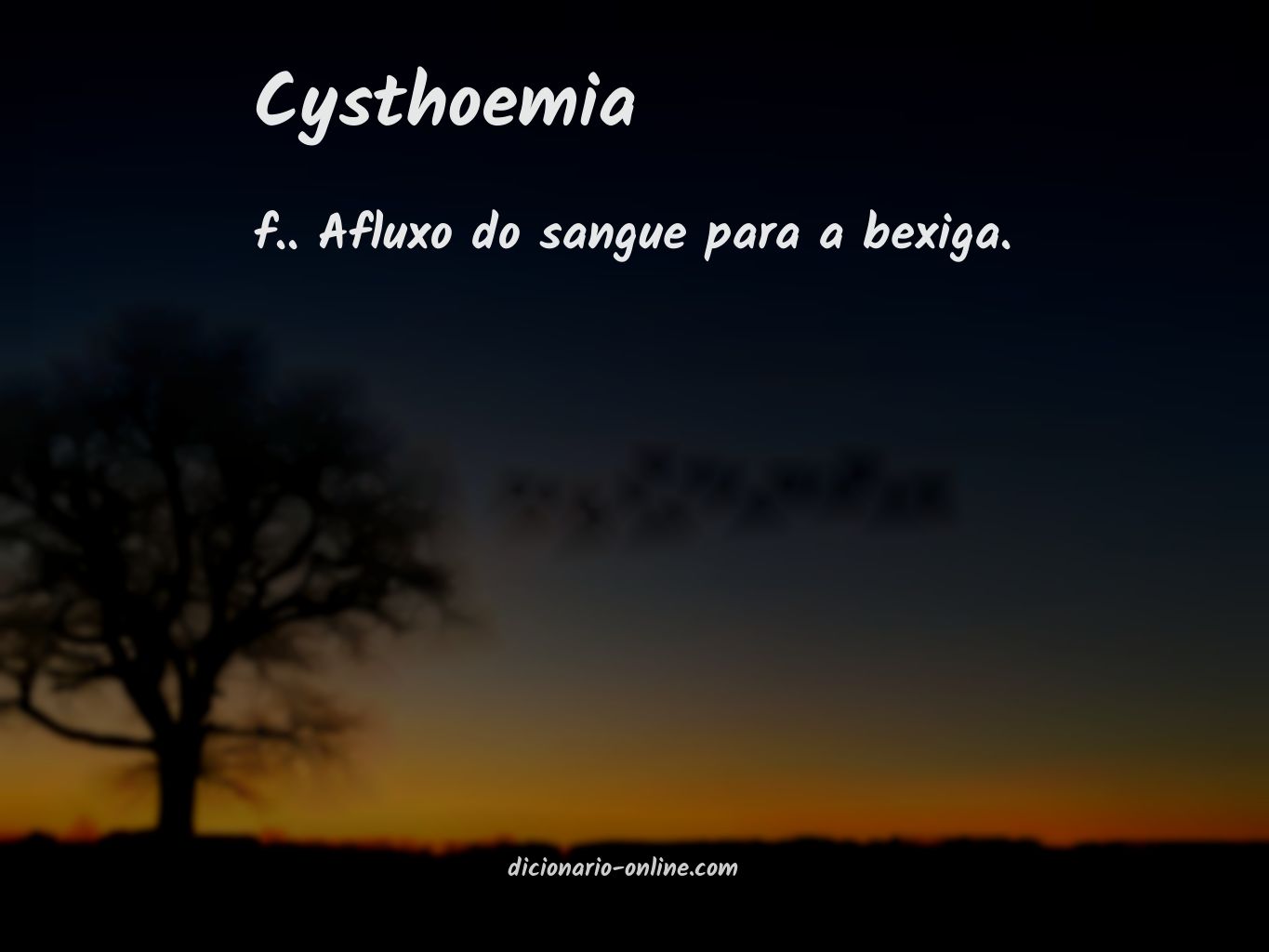 Significado de cysthoemia