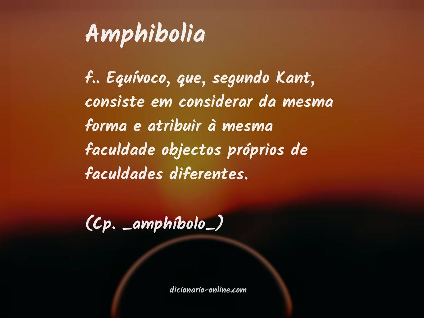 Significado de amphibolia