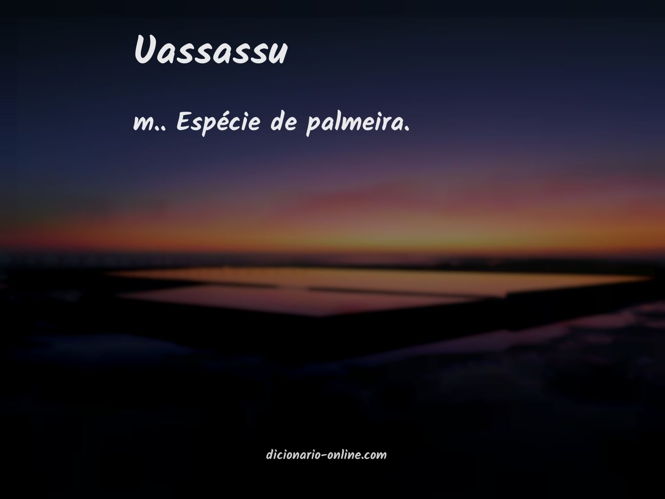 Significado de uassassu