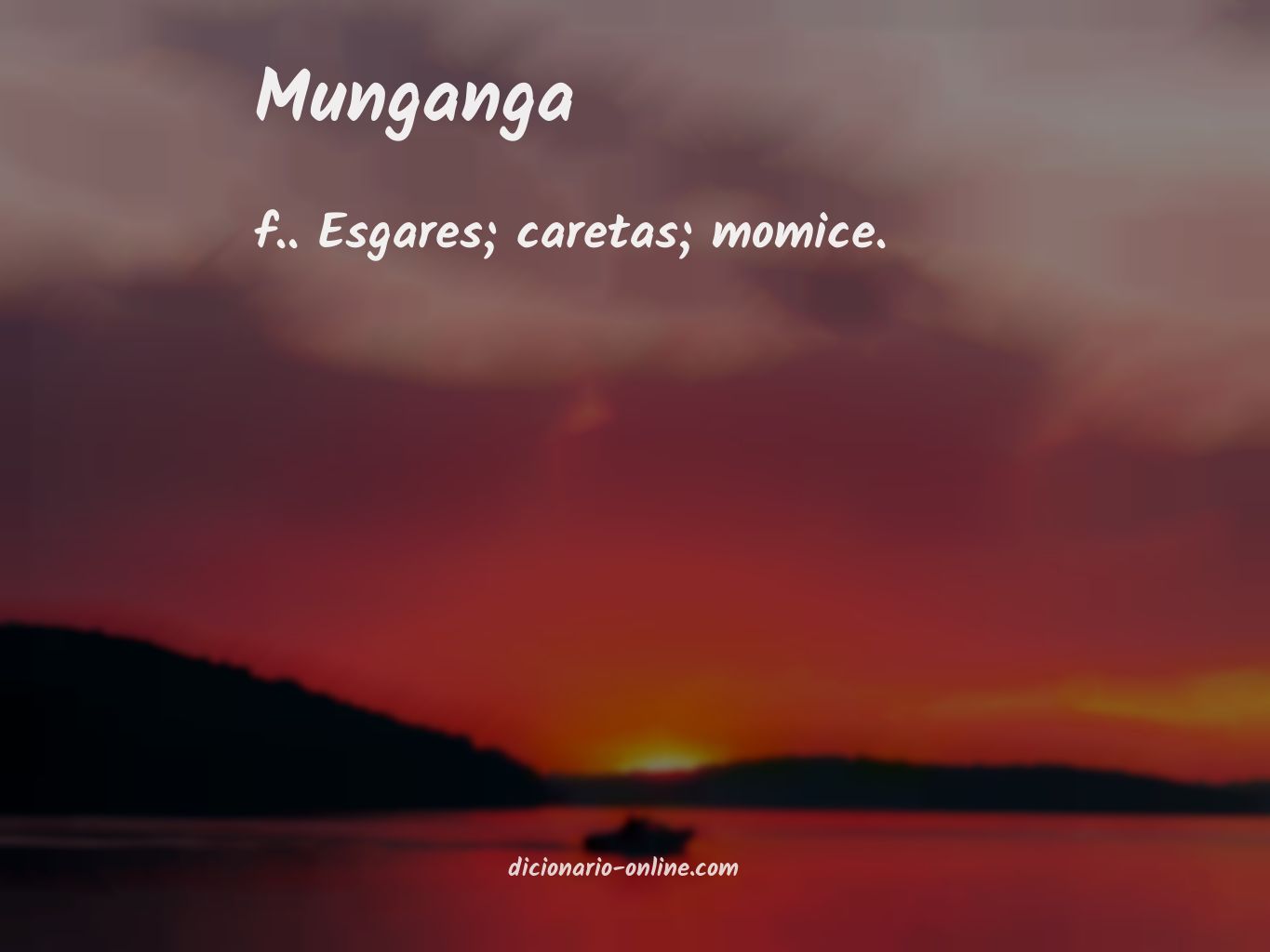 Significado de munganga