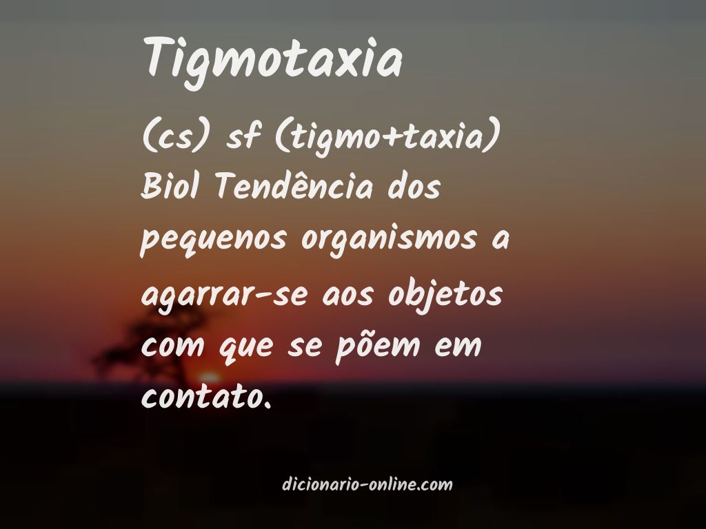 Significado de tigmotaxia