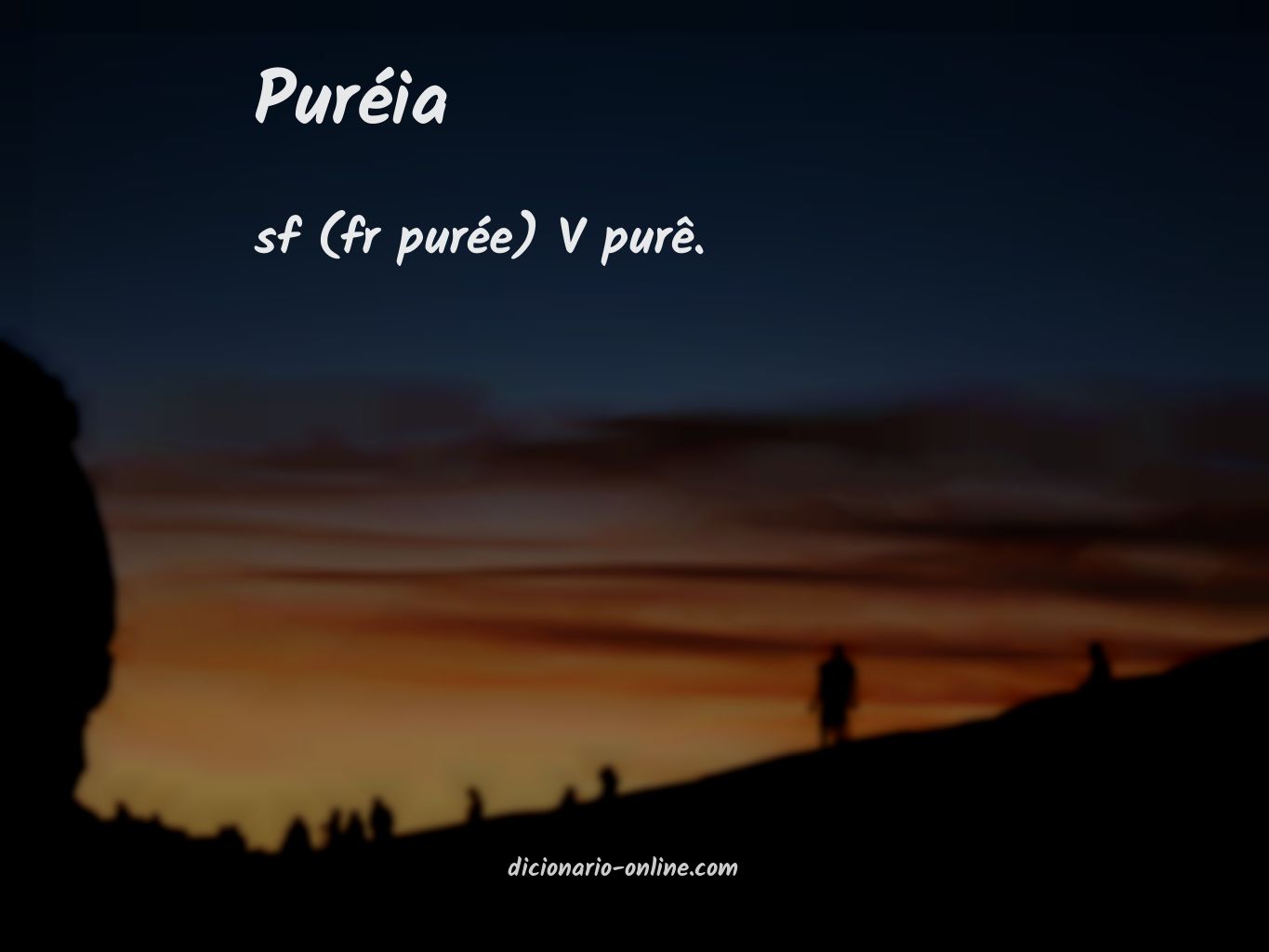 Significado de puréia