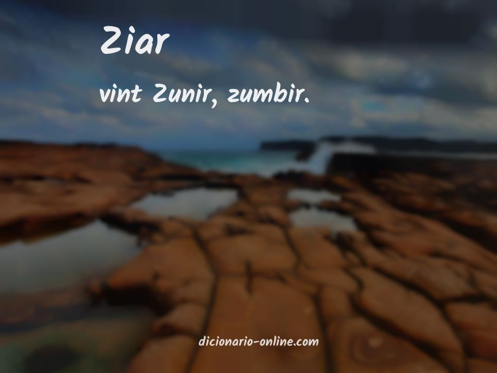 Significado de ziar