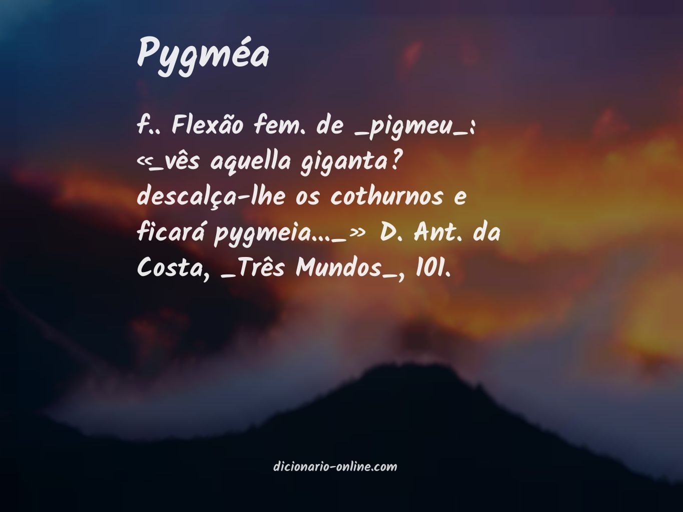 Significado de pygméa