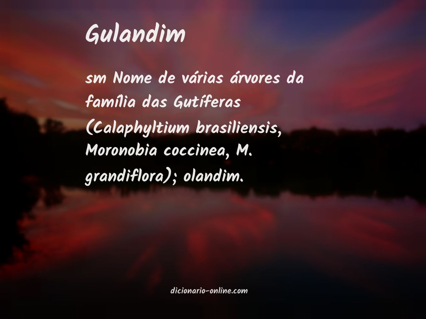 Significado de gulandim