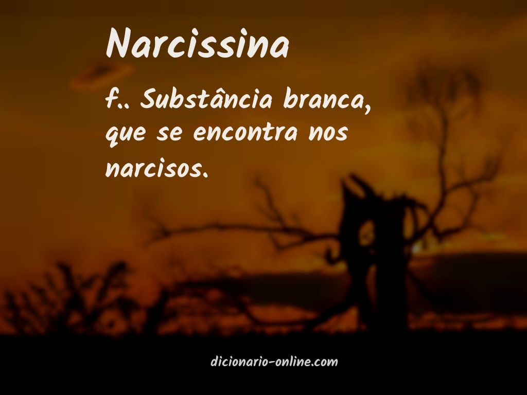 Significado de narcissina