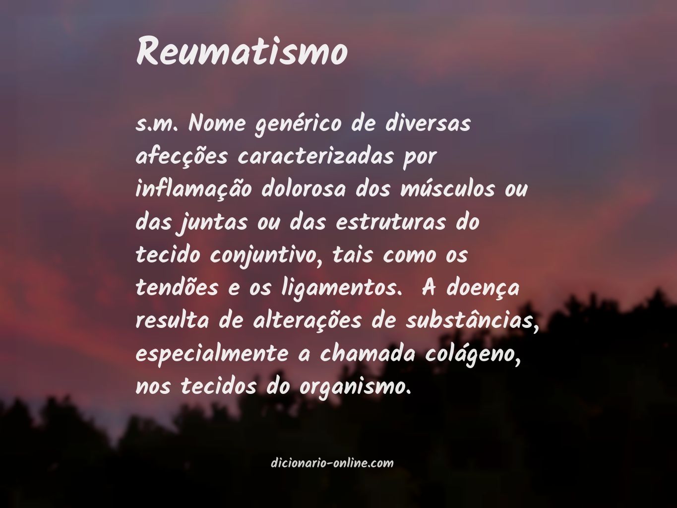 Significado de reumatismo