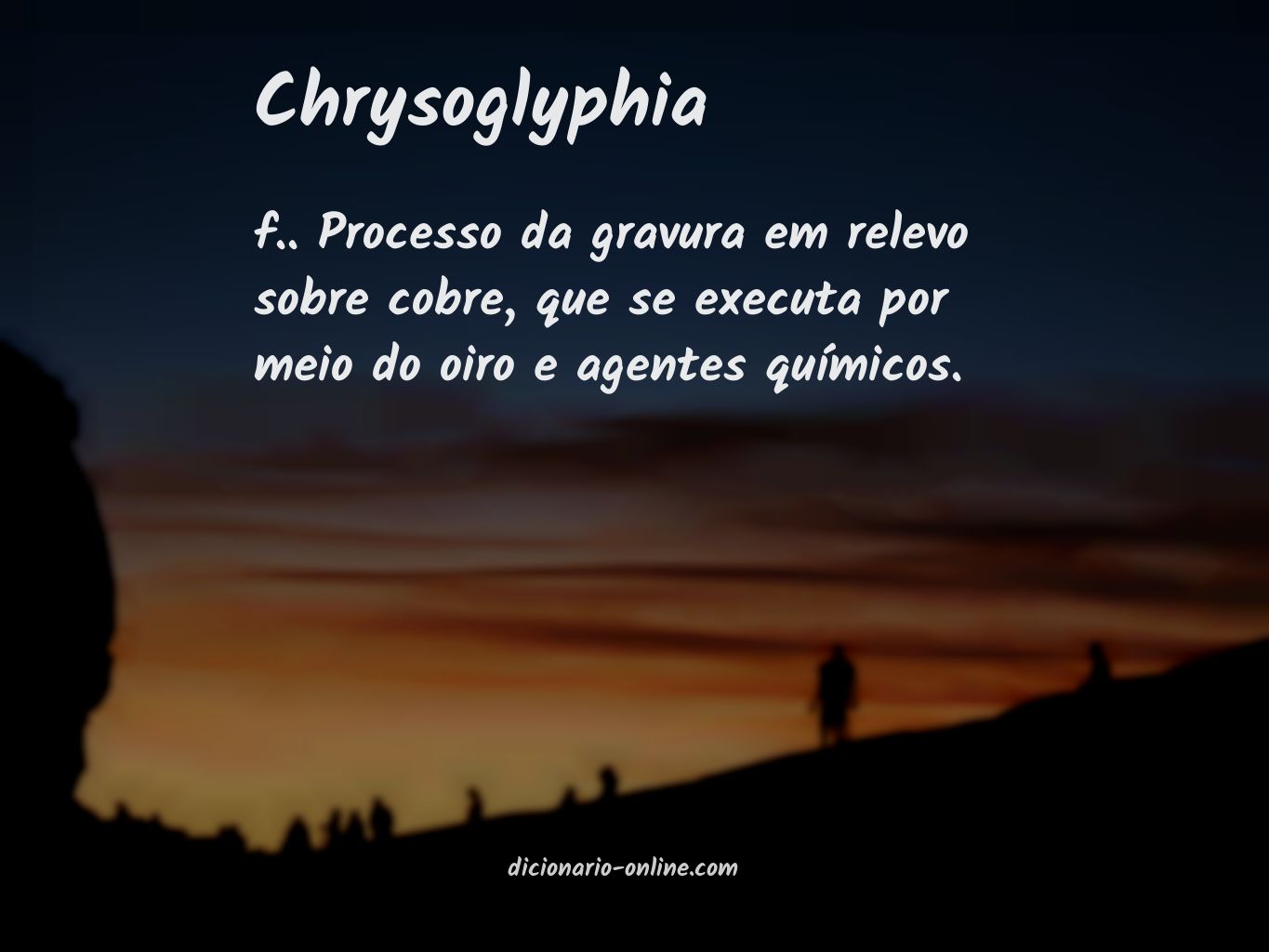 Significado de chrysoglyphia