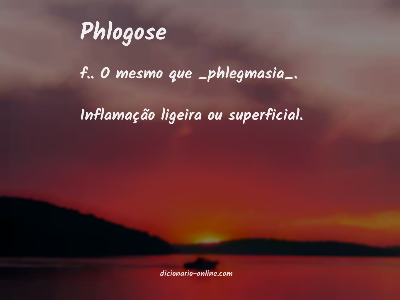 Significado de phlogose