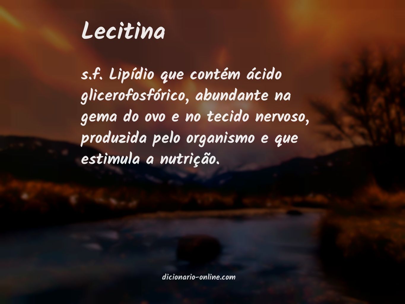 Significado de lecitina