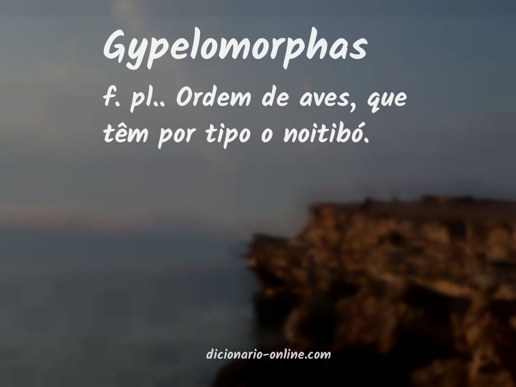 Significado de gypelomorphas