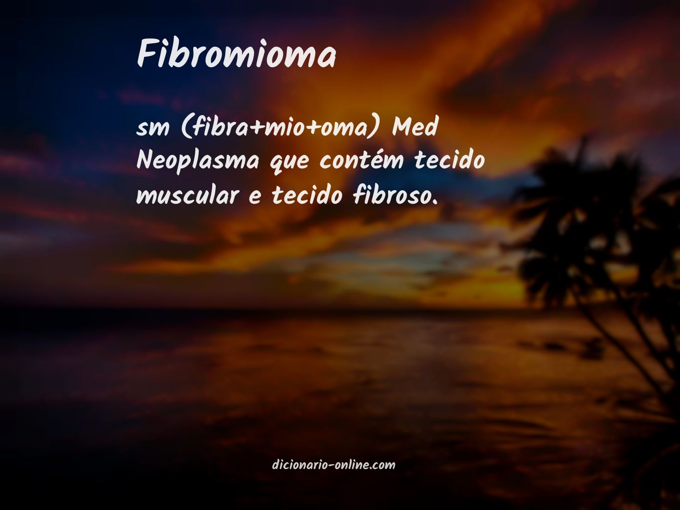 Significado de fibromioma