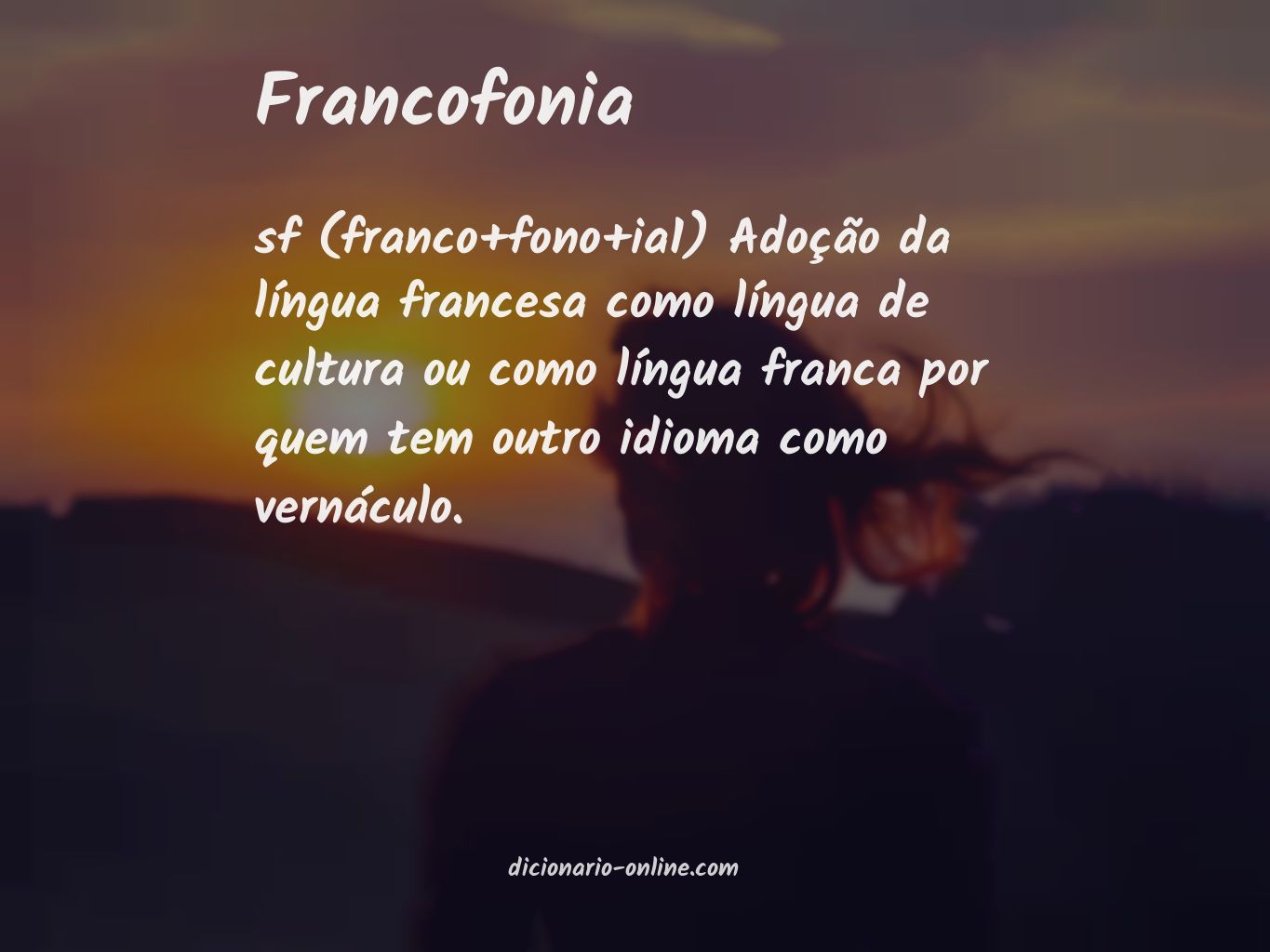 Significado de francofonia