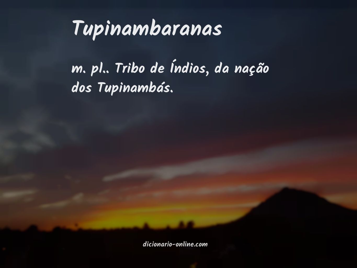Significado de tupinambaranas