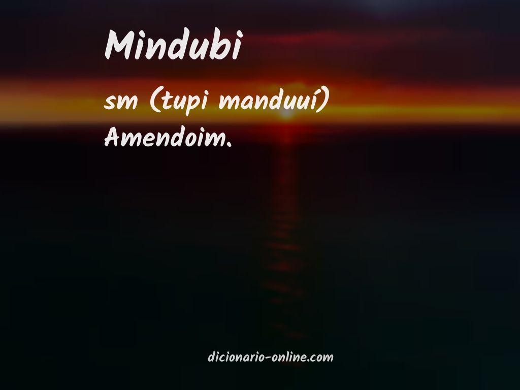 Significado de mindubi
