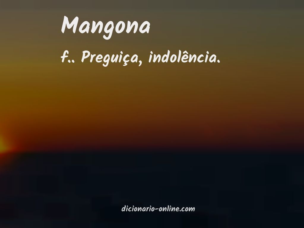 Significado de mangona