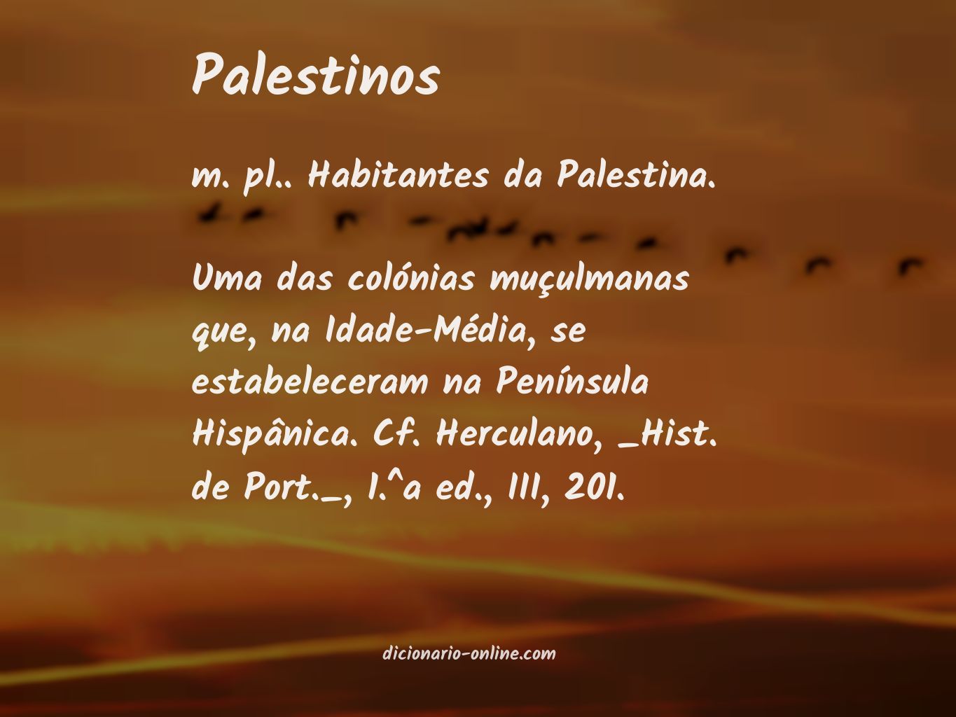 Significado de palestinos
