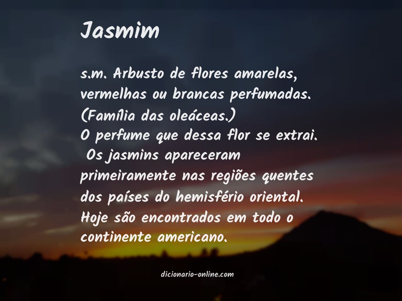 Significado de jasmim