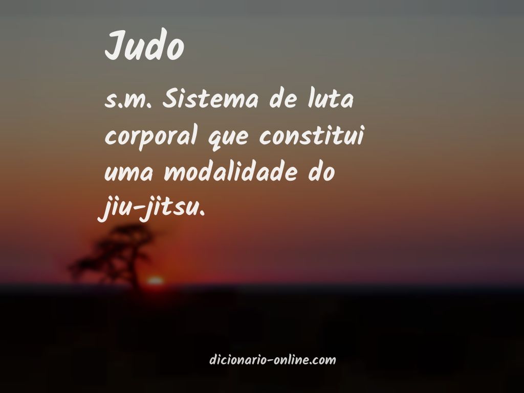 Significado de judo