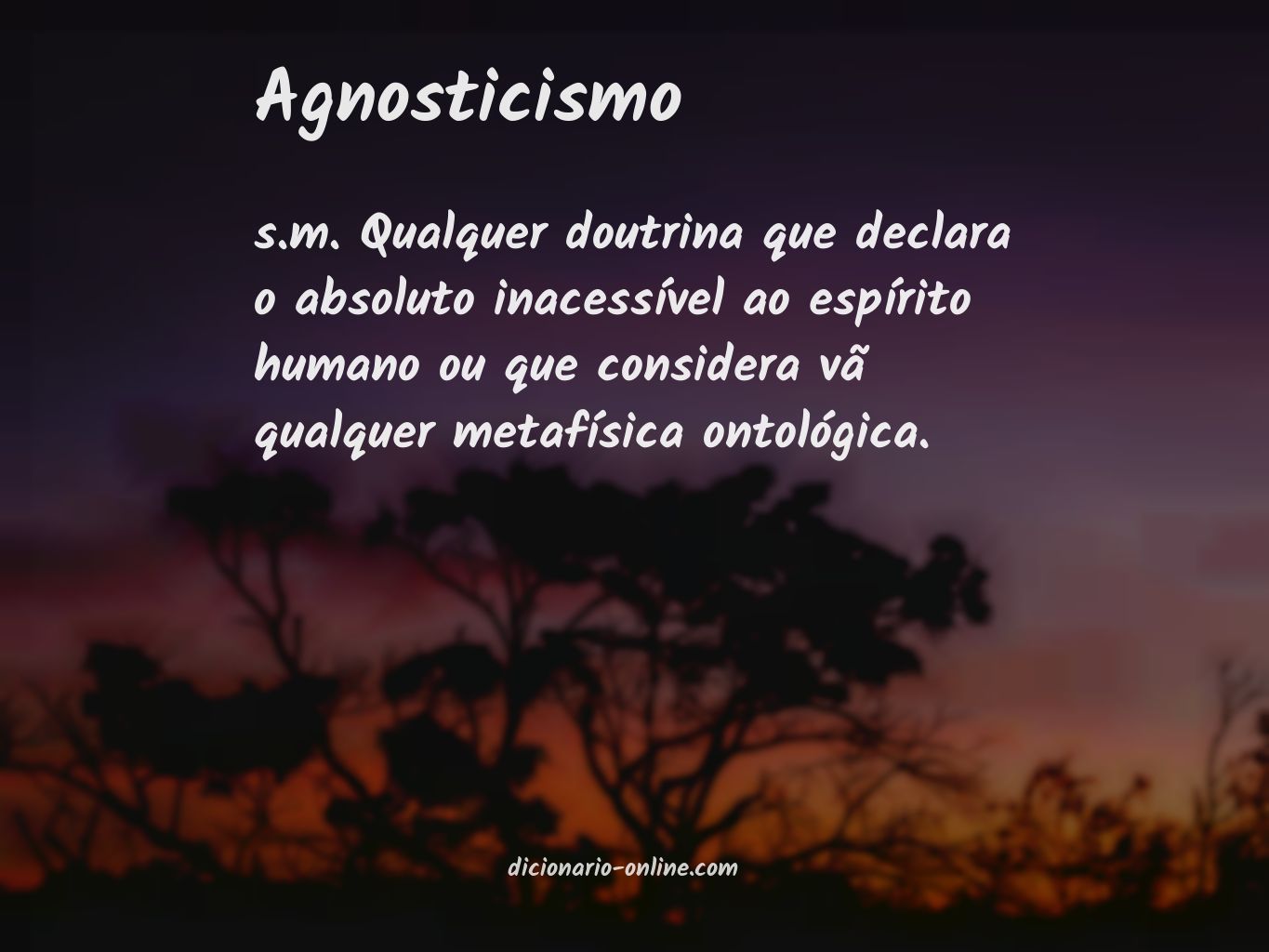 Significado de agnosticismo
