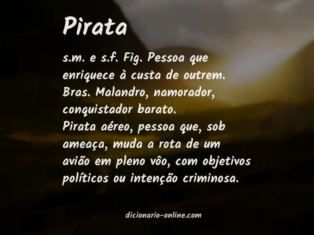Significado de pirata