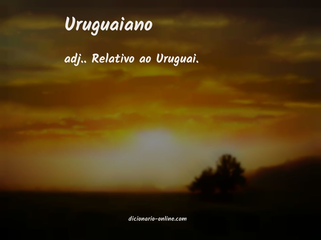 Significado de uruguaiano