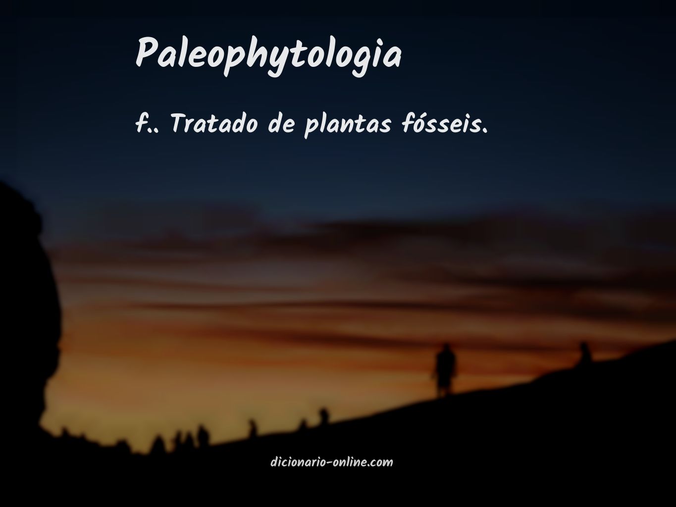 Significado de paleophytologia