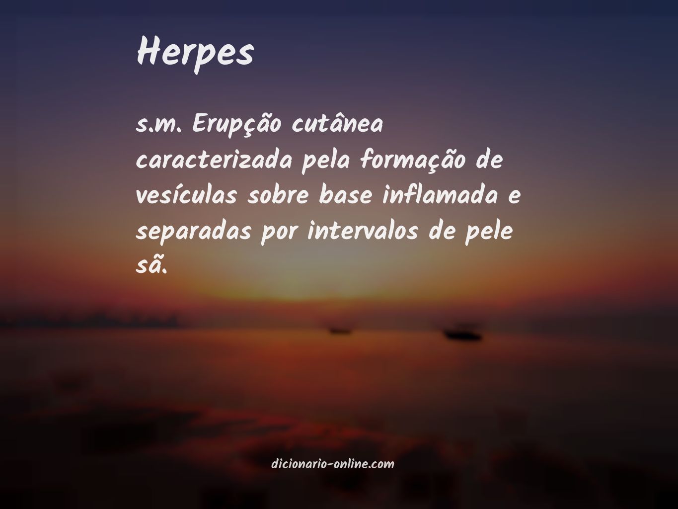 Significado de herpes
