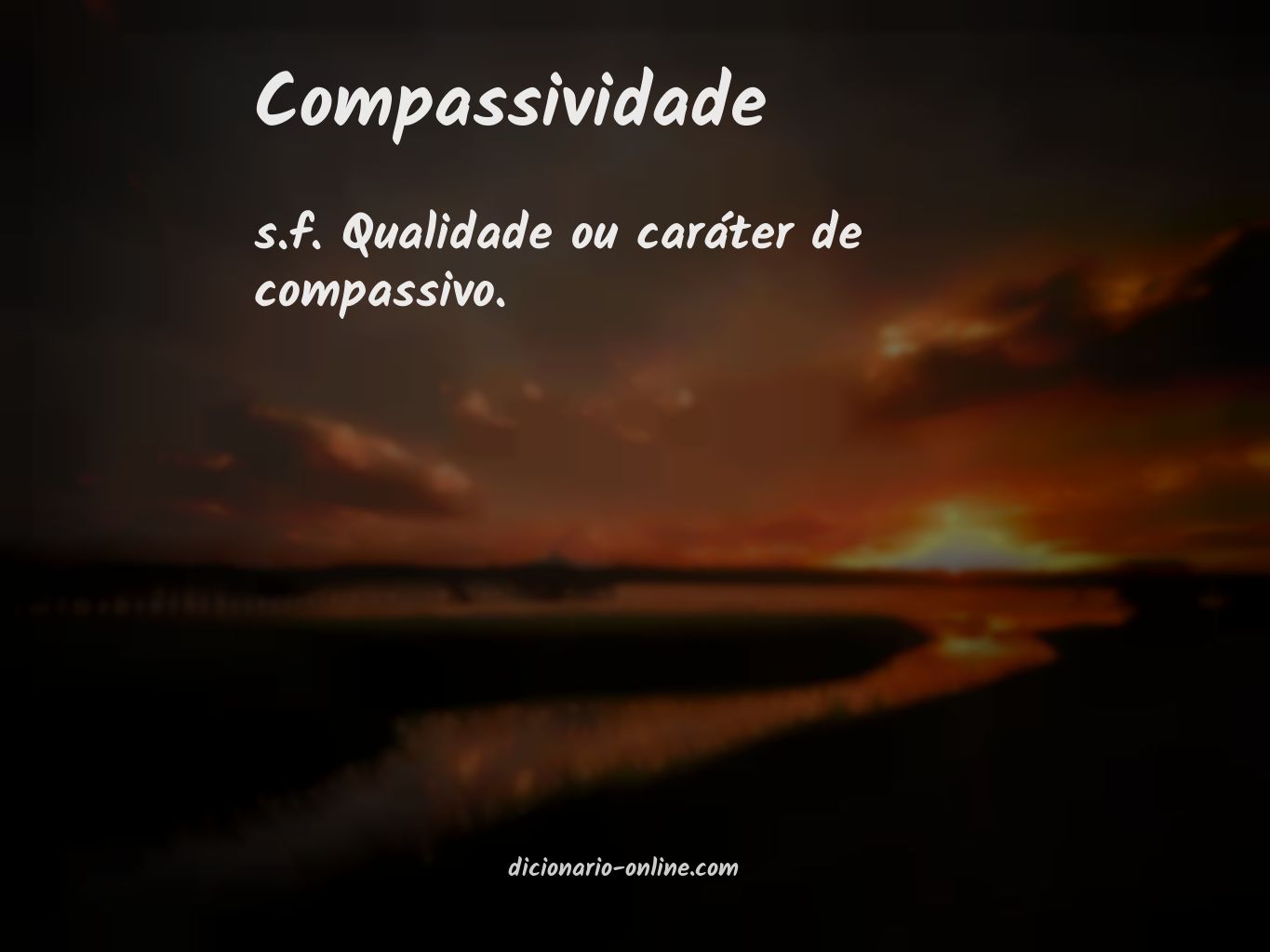 Significado de compassividade