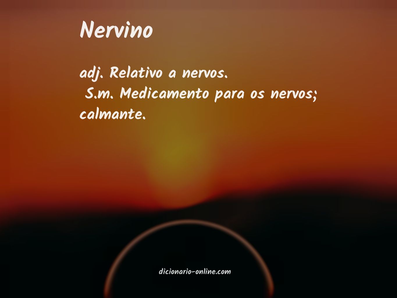 Significado de nervino